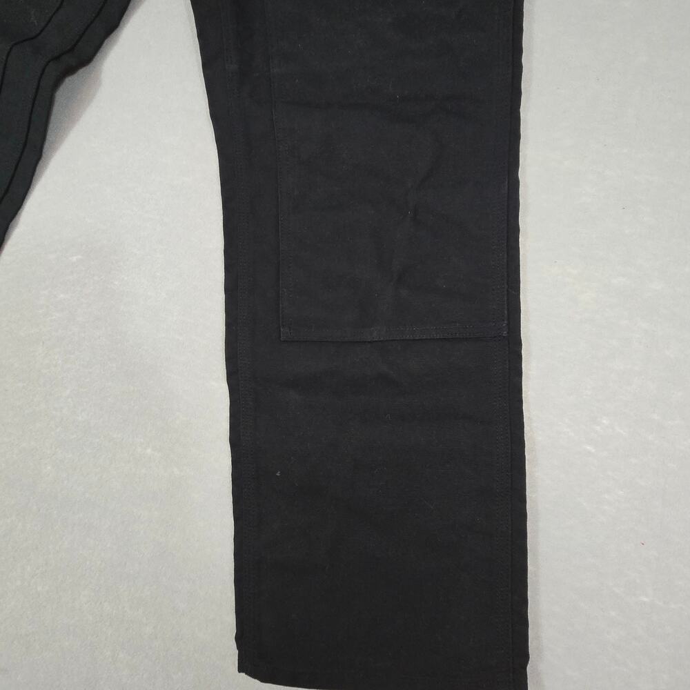VTG Carhartt Black Double Knee Carpenter Pants Original Loose Fit USA 33x32 NEW - Picture 6 of 15